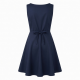 Navy Sleeveless Women's Dress