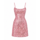 Pink Sequin Women's Dress