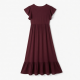 Burgundy Summer Women's Maxi Dress