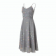 Grey Multicolor Evening Summer Dress