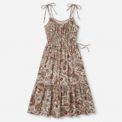 Strappy Floral Paisley Boho Dress