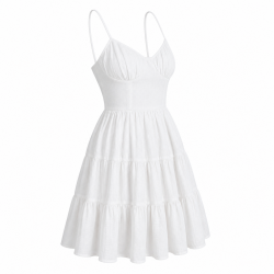 White Summer Women's Dress