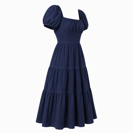 Navy Women's Midi Dress